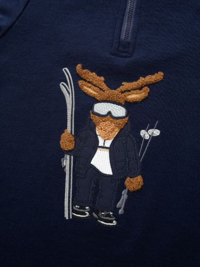 Bilde av WoolLand Høvringen top 2 boy Blue Ink